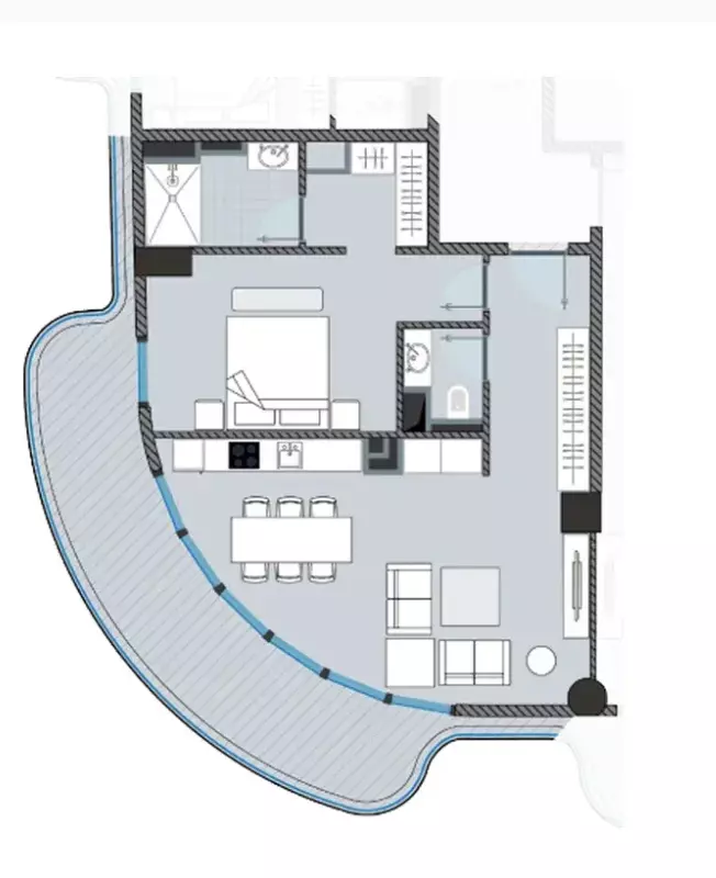 typeSize floor plan for Next Coral
