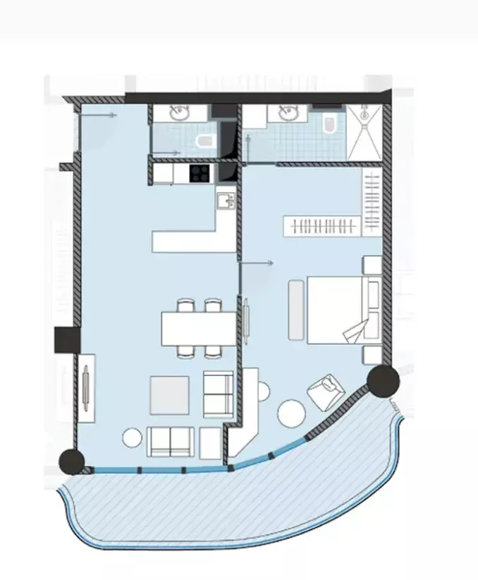 typeSize floor plan for Next Coral