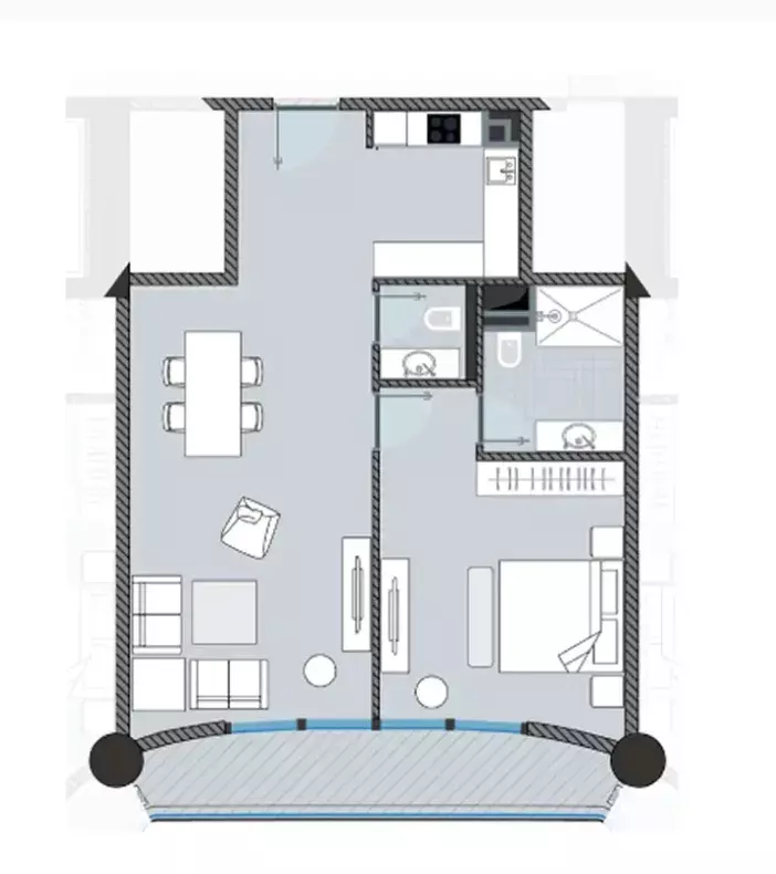 typeSize floor plan for Next Coral