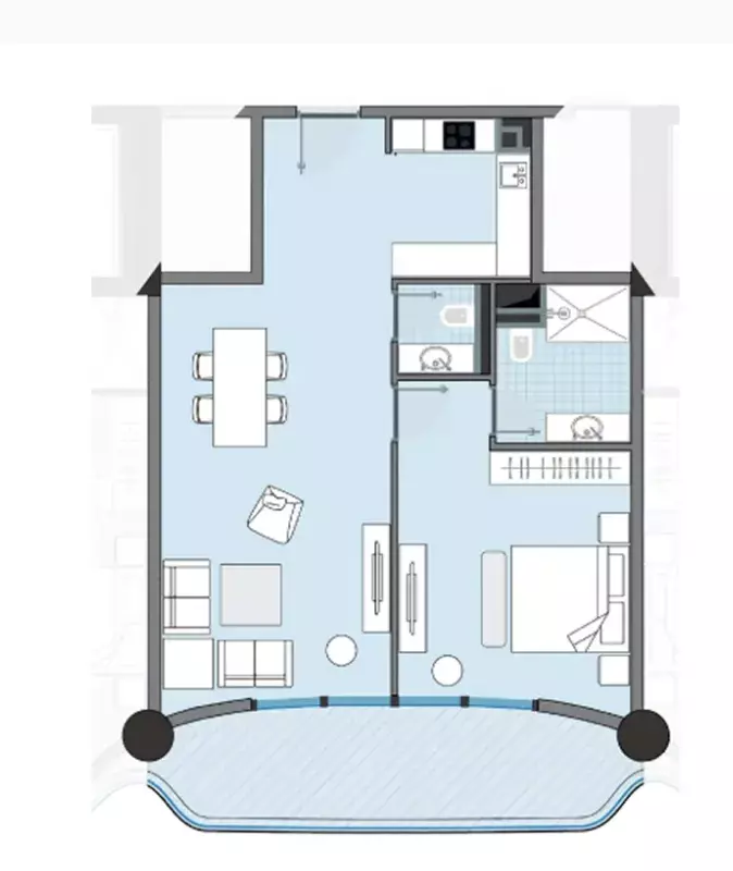 typeSize floor plan for Next Coral