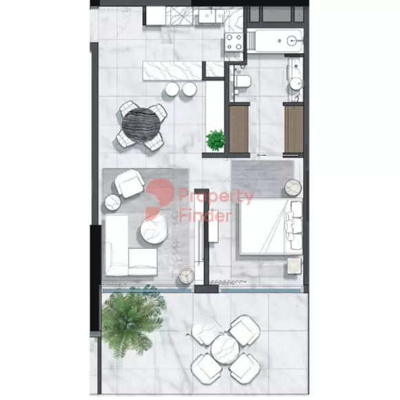 typeSize floor plan for North 43