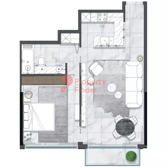typeSize floor plan for North 43