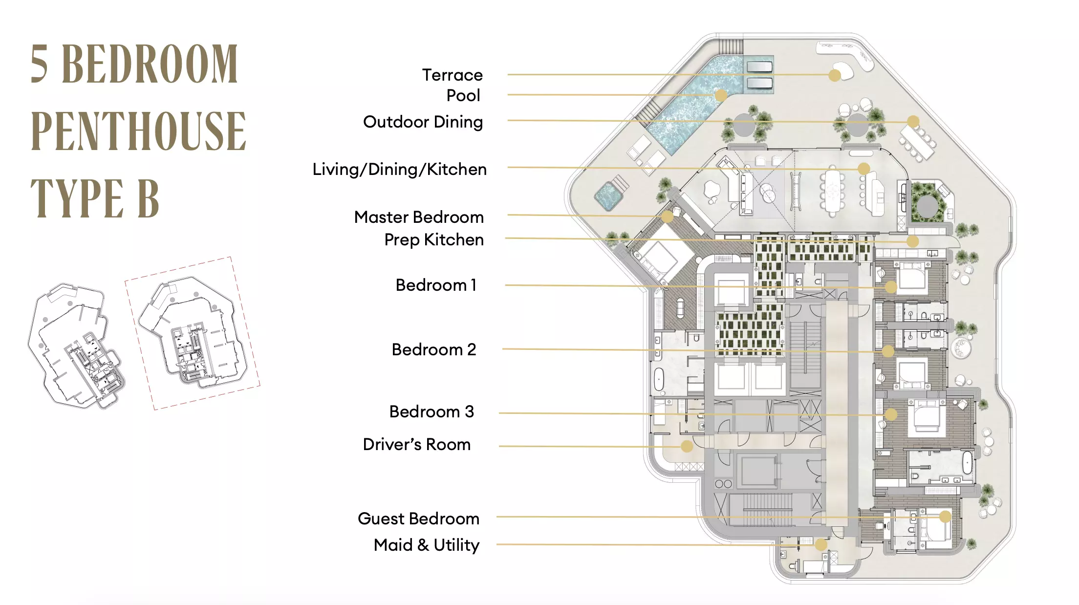 typeSize floor plan for Regent Residences