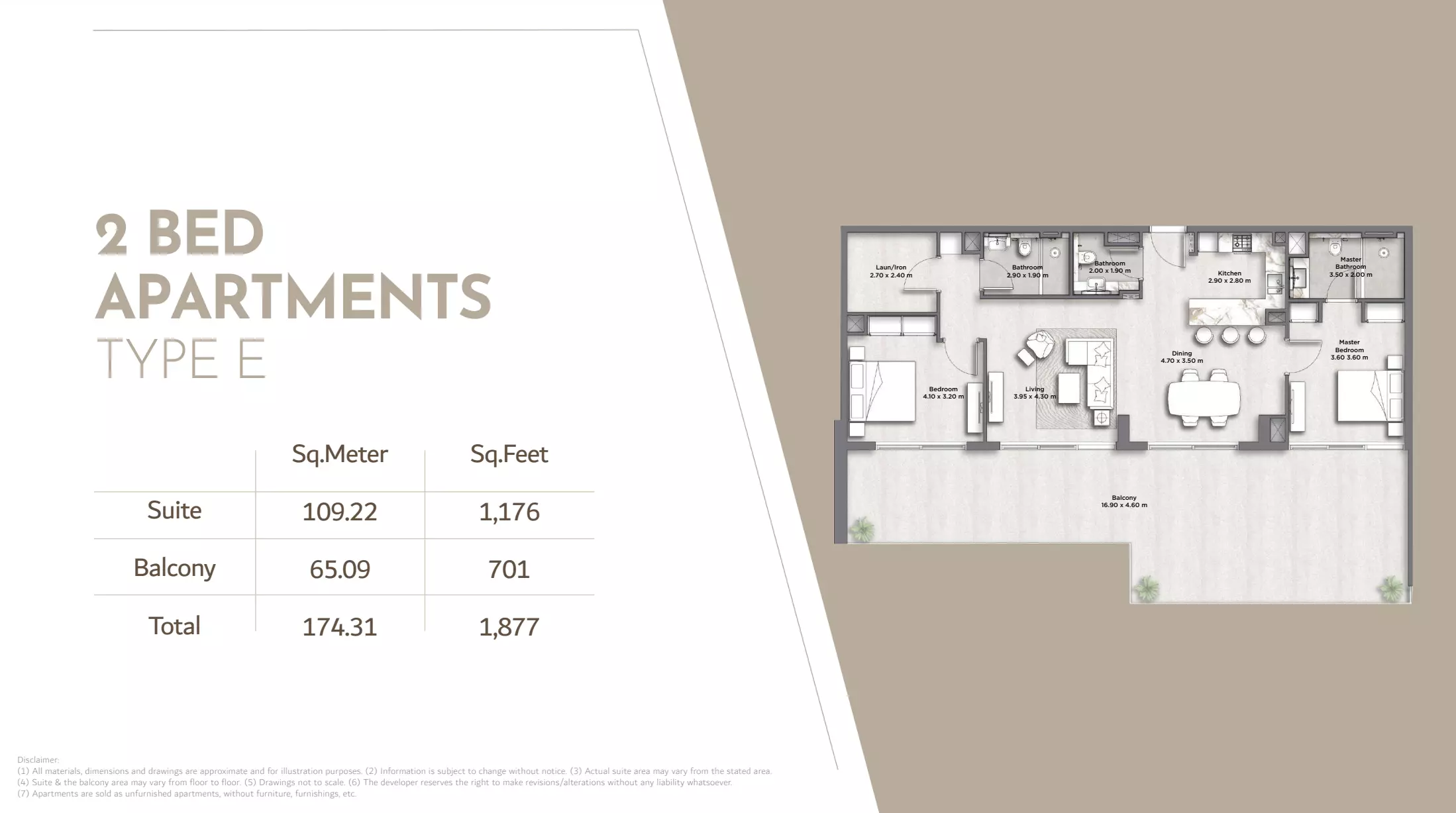 typeSize floor plan for Riviera Lodge Residences