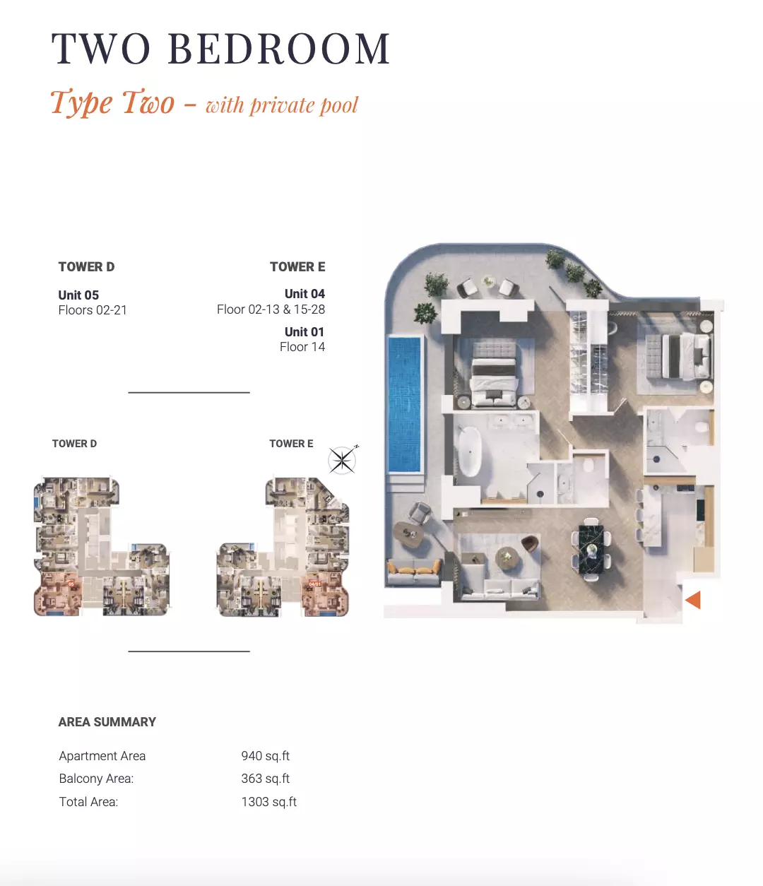 typeSize floor plan for Solena Orchard Place