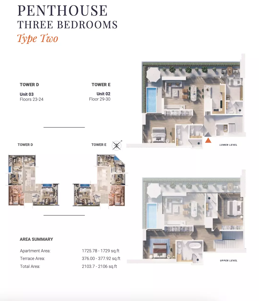 typeSize floor plan for Solena Orchard Place