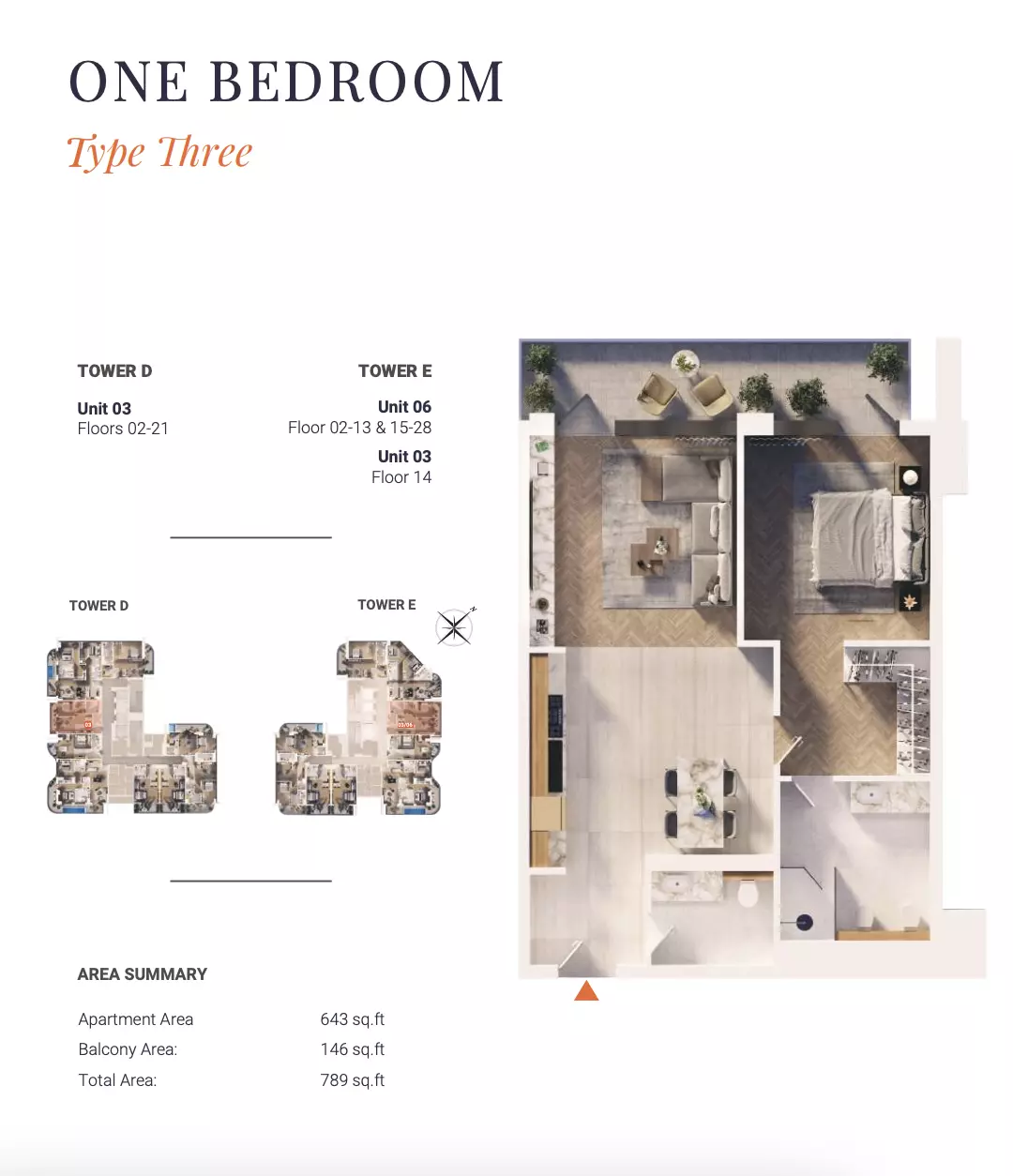 typeSize floor plan for Solena Orchard Place