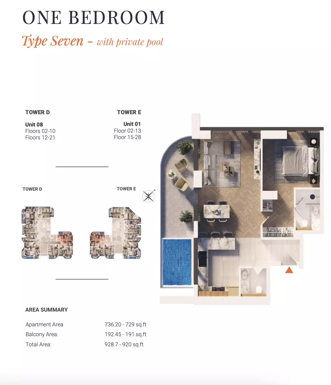 typeSize floor plan for Solena Orchard Place