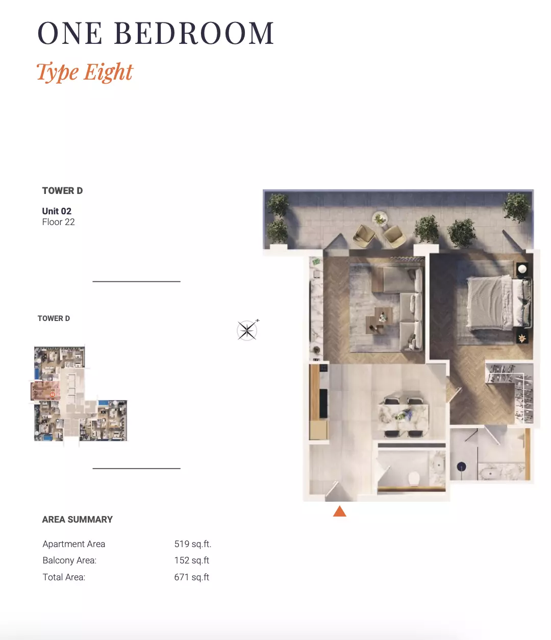 typeSize floor plan for Solena Orchard Place