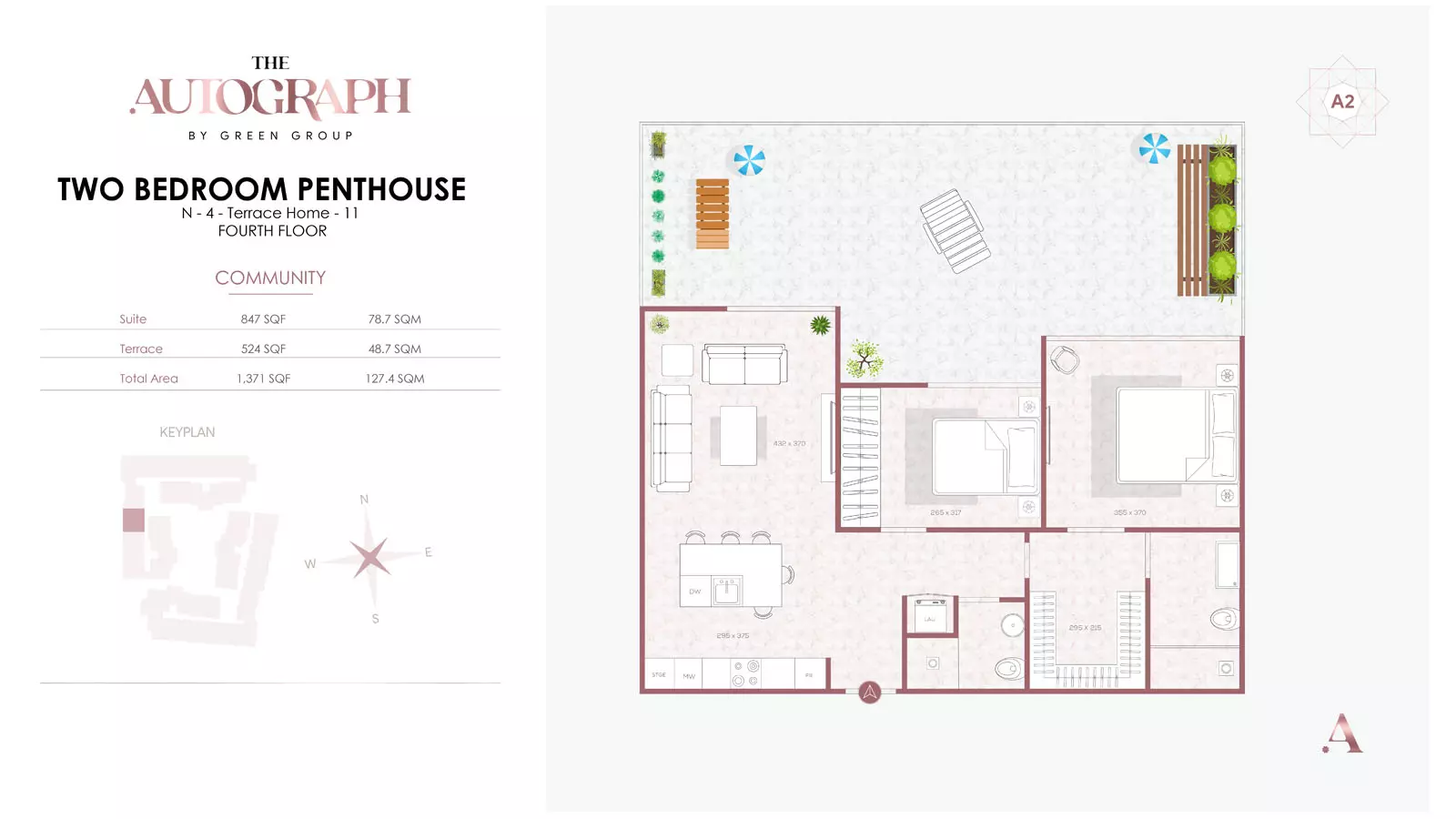 typeSize floor plan for The Autograph