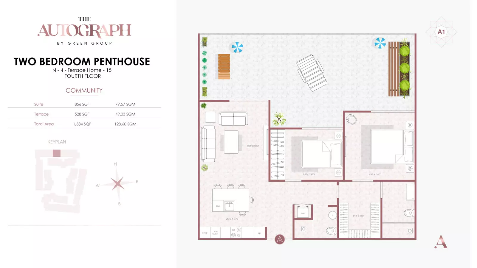 typeSize floor plan for The Autograph