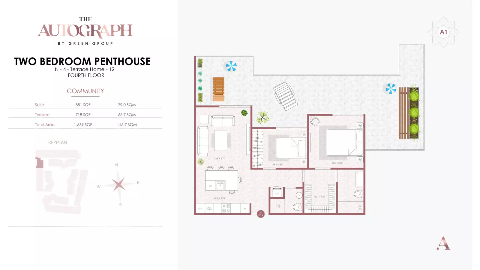 typeSize floor plan for The Autograph