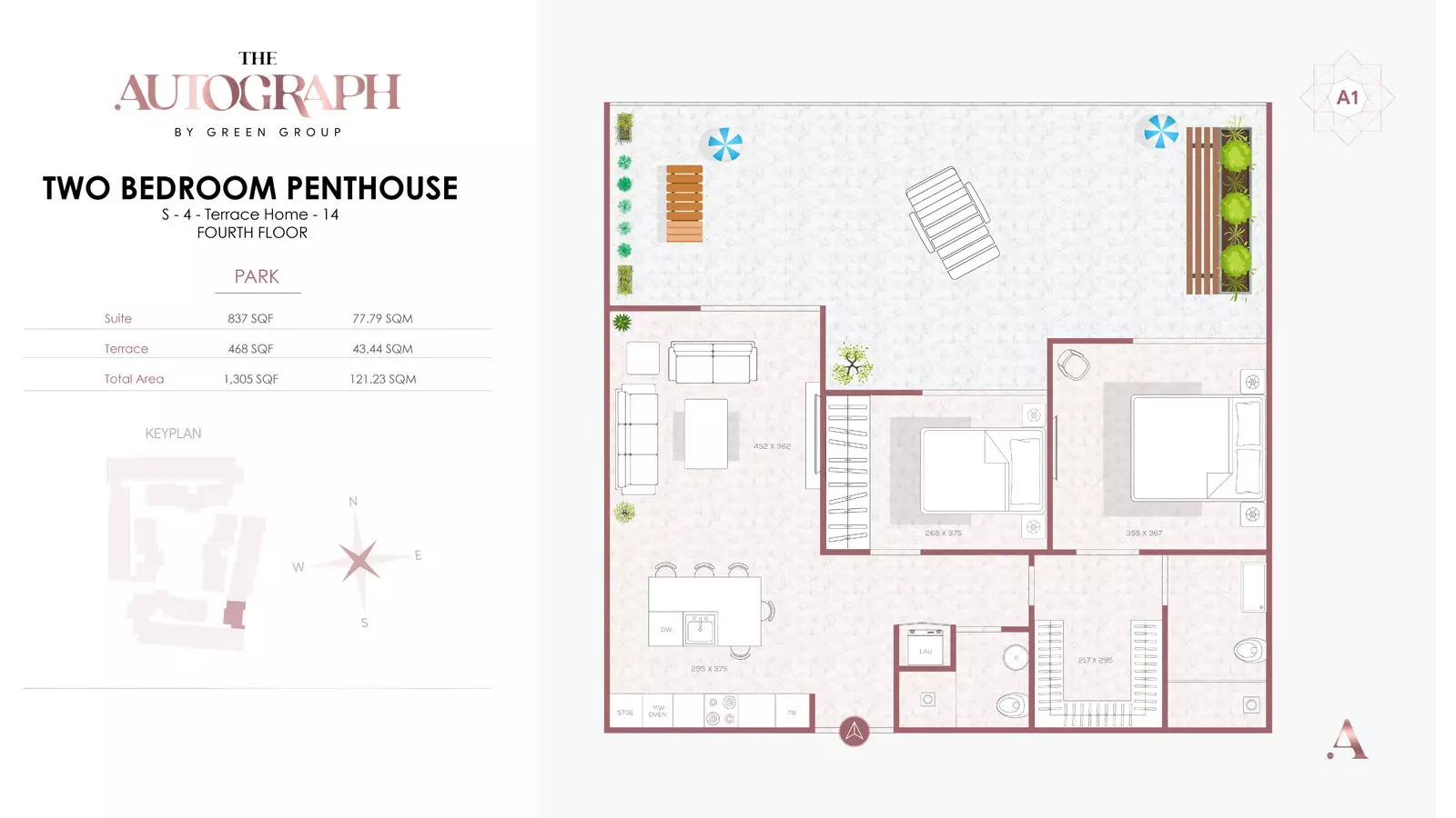 typeSize floor plan for The Autograph