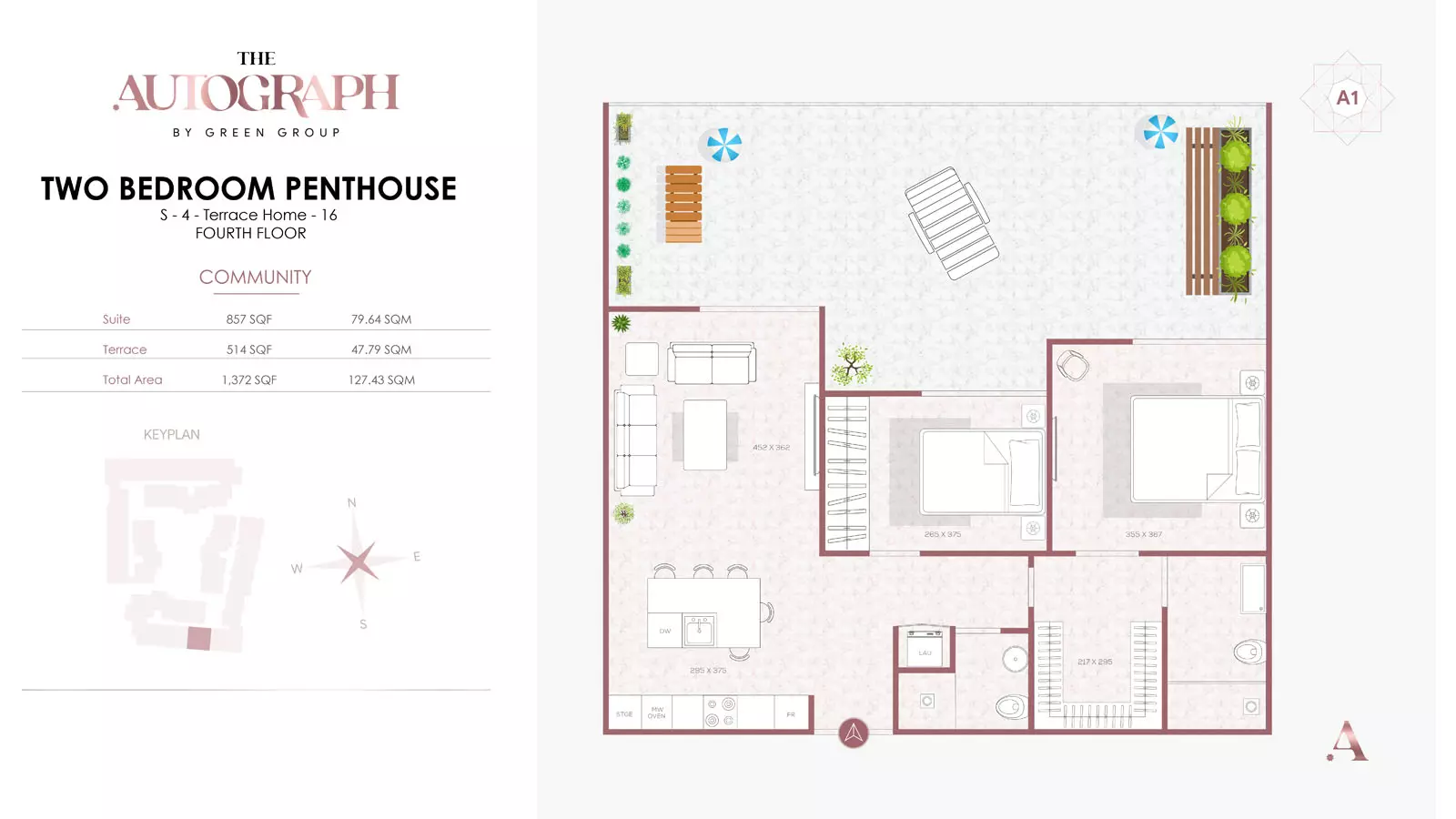 typeSize floor plan for The Autograph