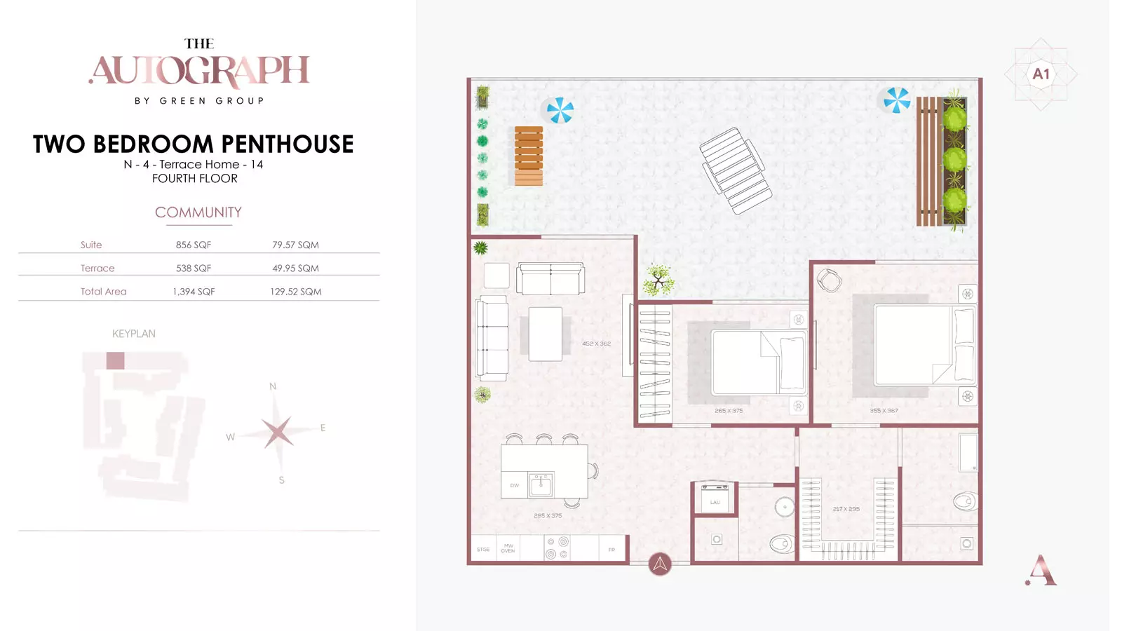 typeSize floor plan for The Autograph