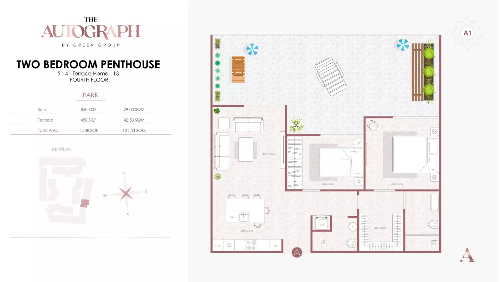 typeSize floor plan for The Autograph