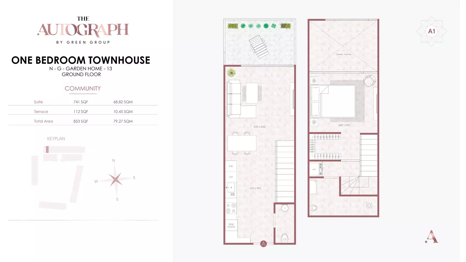 typeSize floor plan for The Autograph