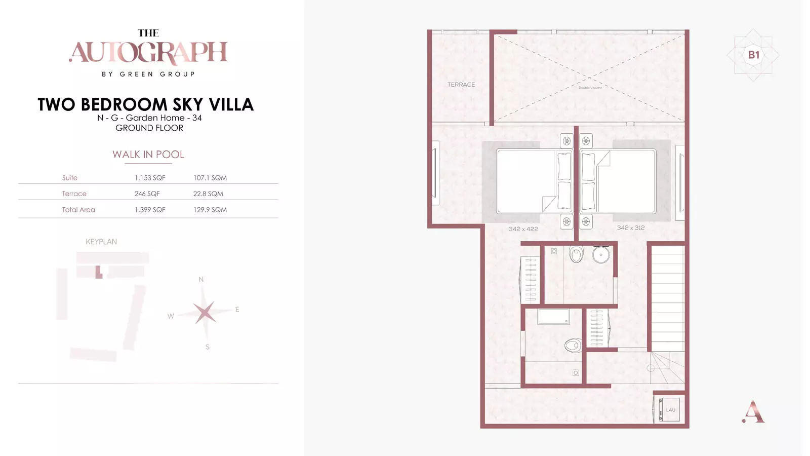 typeSize floor plan for The Autograph