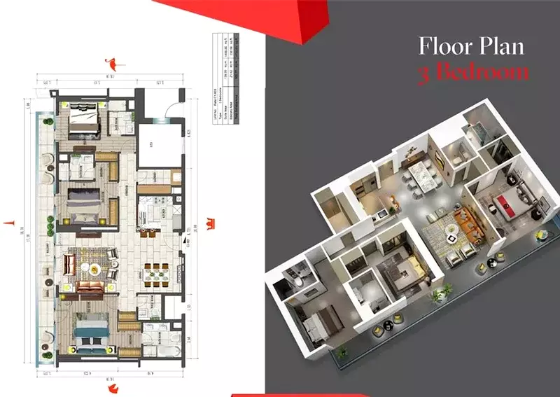typeSize floor plan for Tonino Lamborghini 4