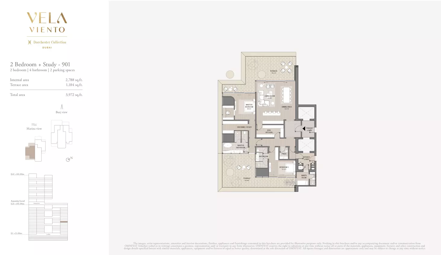 typeSize floor plan for Vela Viento