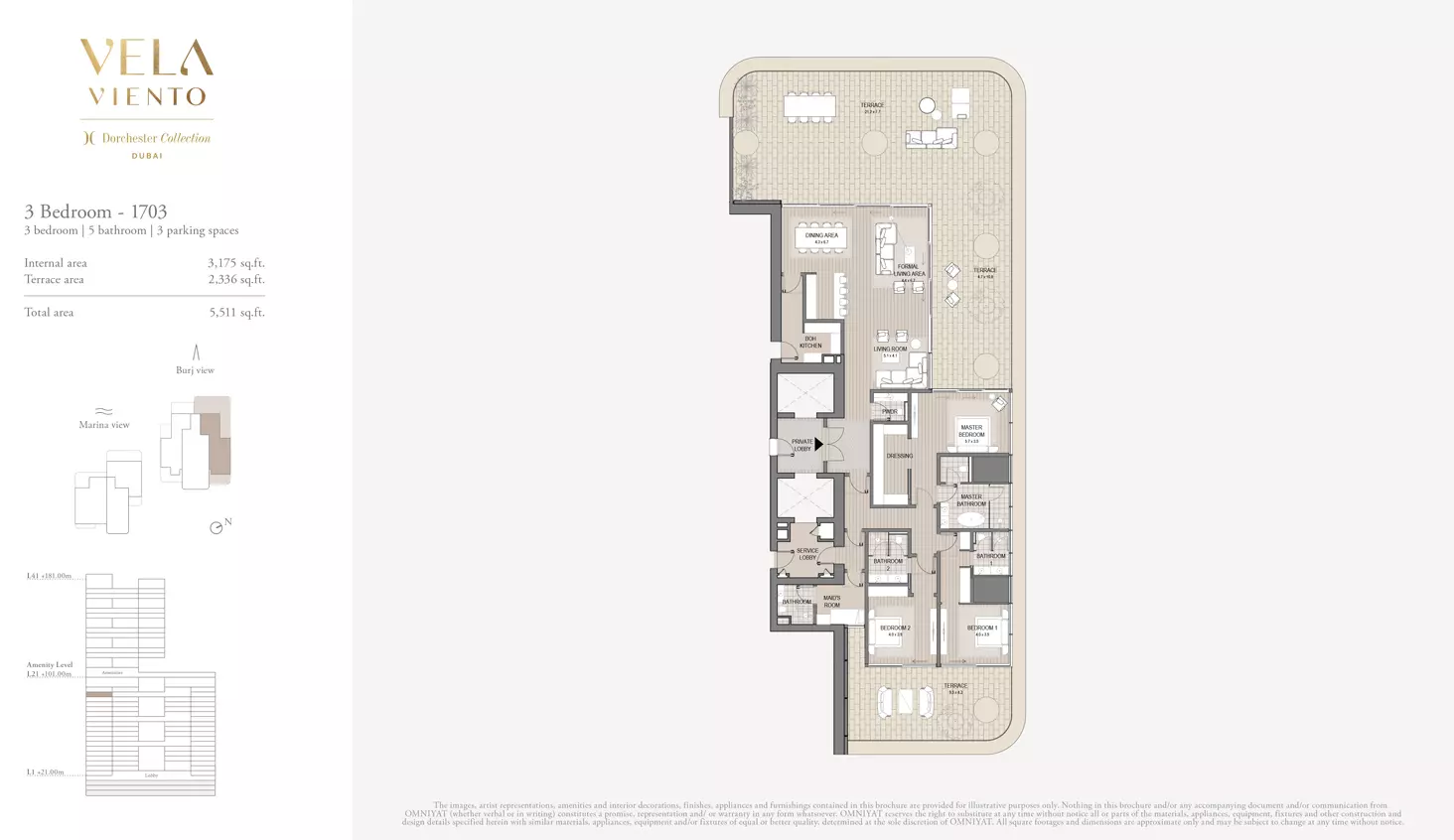 typeSize floor plan for Vela Viento