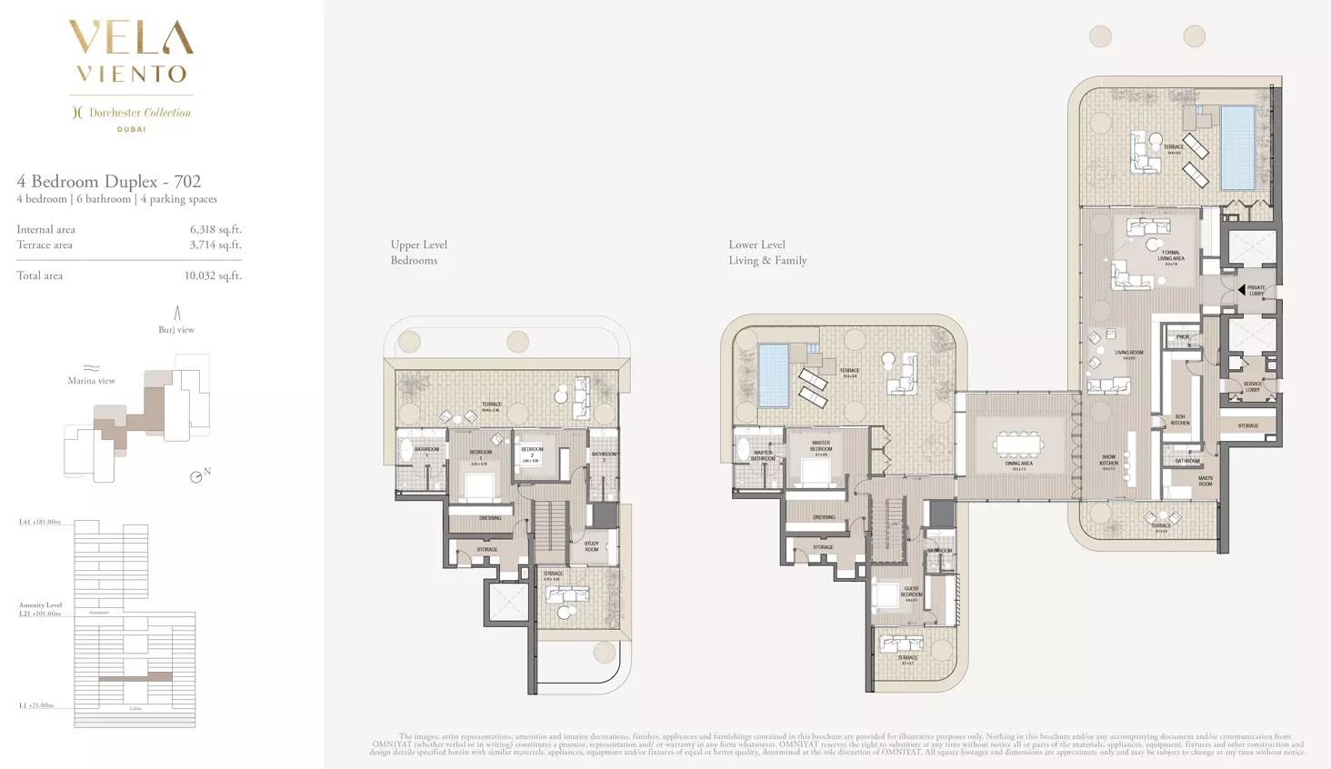 typeSize floor plan for Vela Viento