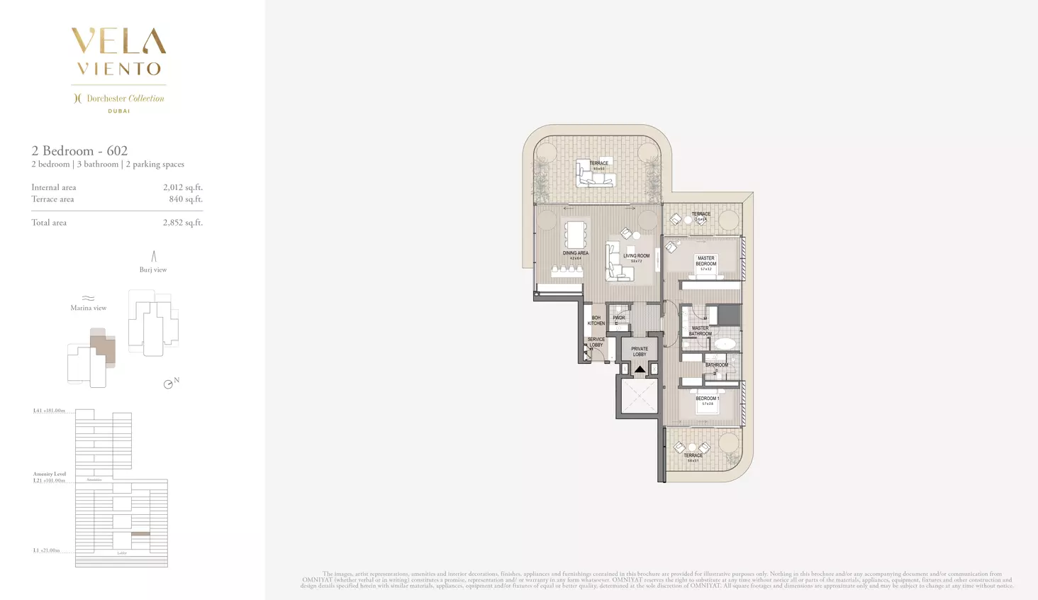 typeSize floor plan for Vela Viento