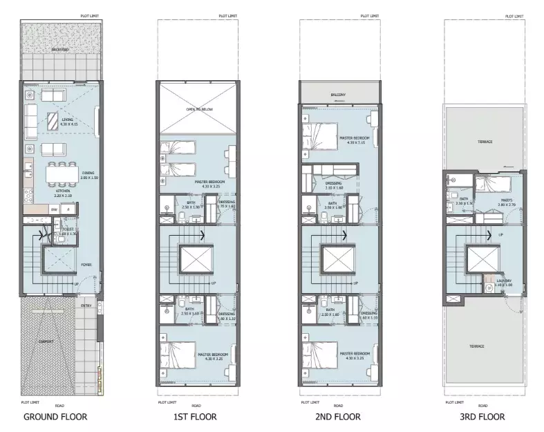 typeSize floor plan for Verdana X