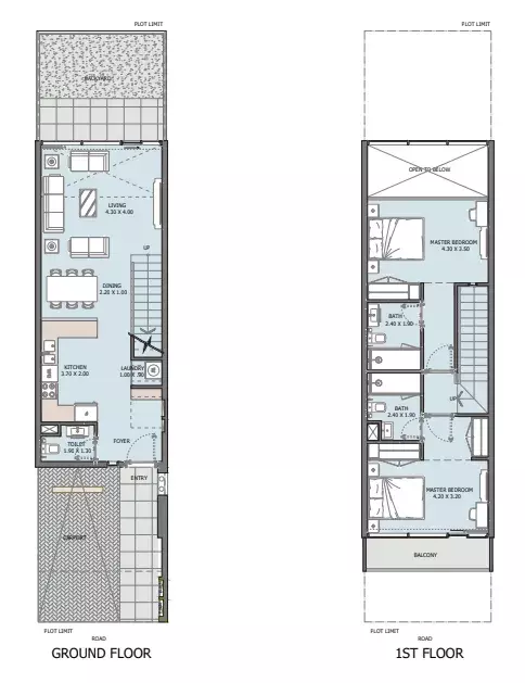 typeSize floor plan for Verdana X